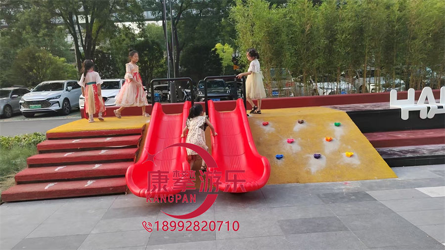 西安長(zhǎng)安區(qū)戶外廣場(chǎng)兒童游樂設(shè)施案例