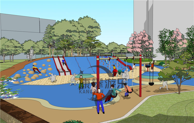 戶外公園兒童游樂設備定制