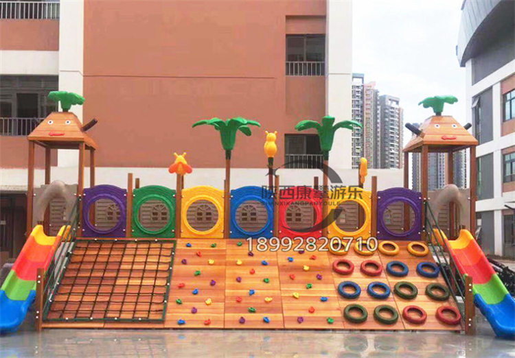 幼兒園木質(zhì)滑梯 幼兒園木質(zhì)滑梯