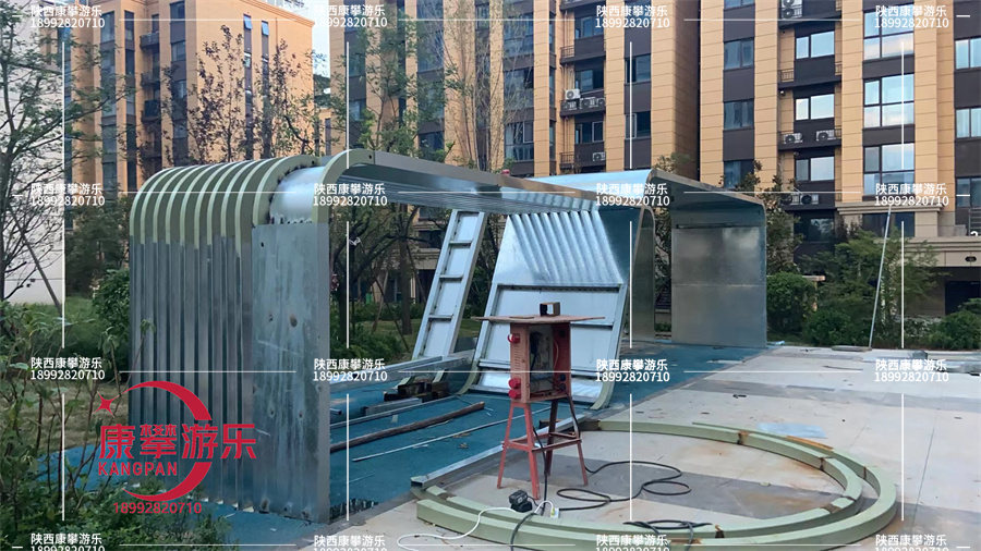 西安藍田縣翻轉(zhuǎn)墻安裝過程