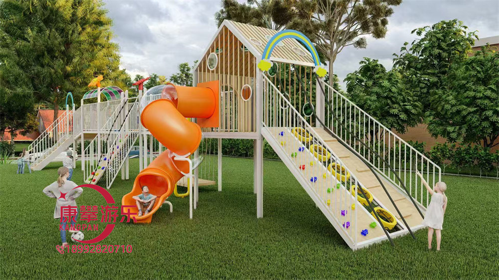 幼兒園戶外大型兒童廊架