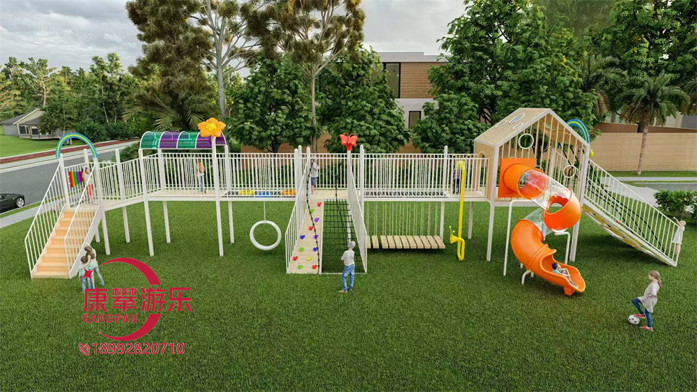 幼兒園戶外大型兒童廊架