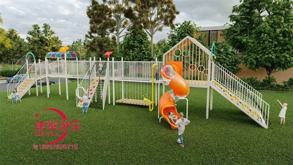 幼兒園戶外大型兒童廊架